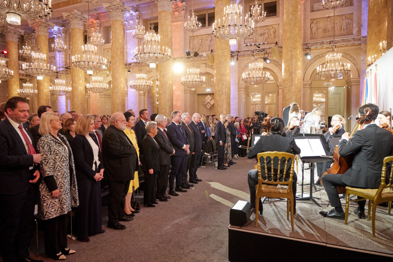 Europaymne. 9. von links: Nationalratspräsident Walter Rosenkranz (FPÖ)