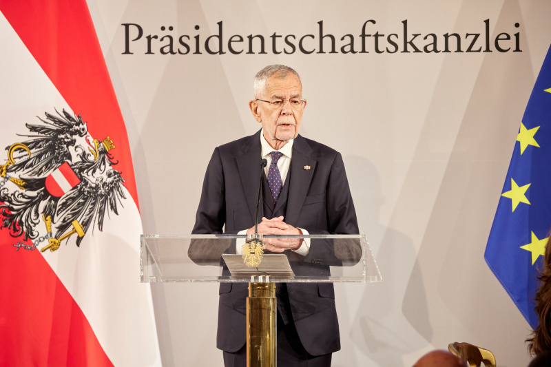 Ansprache. Bundespräsident Alexander Van der Bellen