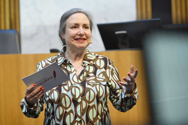 Moderation. Generalsekretärin des Presseclub Concordia Daniela Kraus
