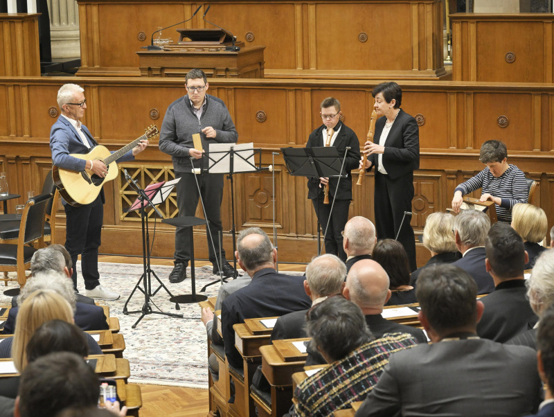Musikalische Untermalung. Institut Hartheim und Landesmusikschule Oberösterreich