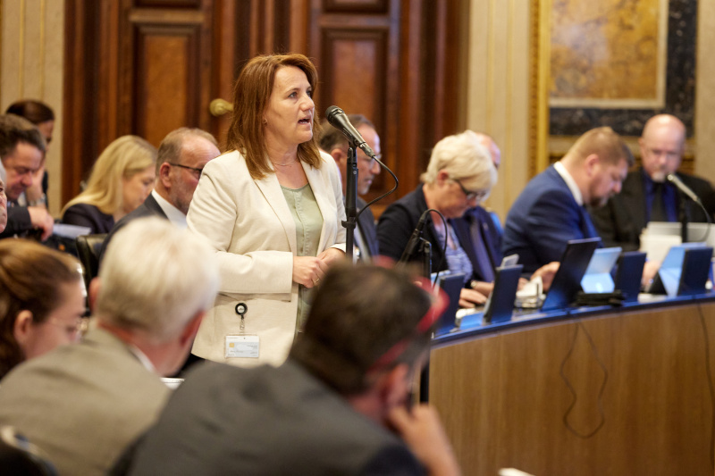 Fragestellerin Bundesrätin Johanna Miesenberger (ÖVP)