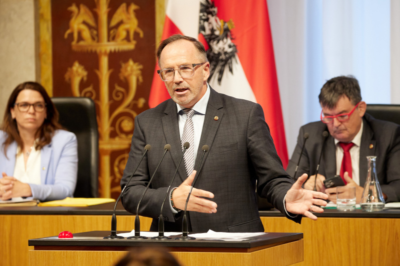 Am Redner:innenpult: Bundesrat Günter Pröller (FPÖ)