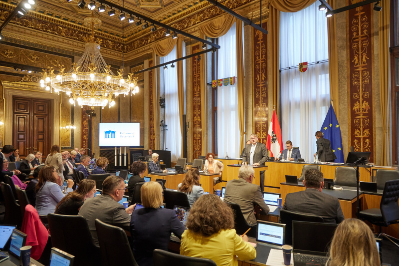 Am Redner:innenpult: Bundesrat Markus Steinmaurer (FPÖ)