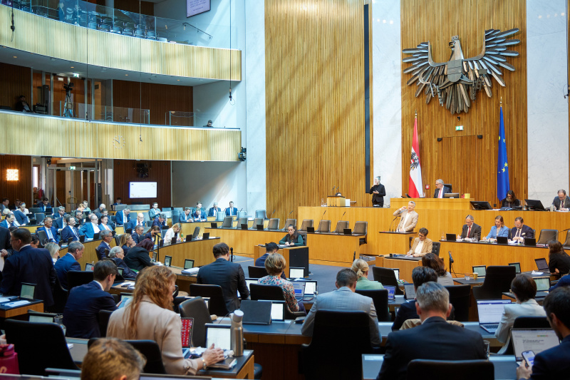 Am Redner:innenpult: Klubobmann Werner Kogler (GRÜNE)