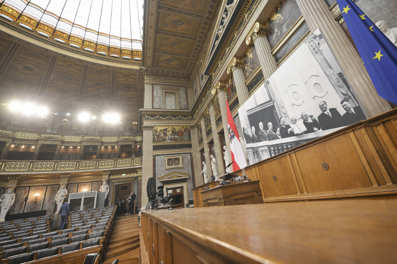 Bundesversammlungssaal vor der Veranstaltung