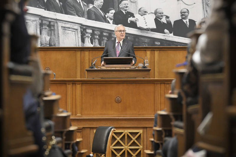 Eröffnungsworte. Nationalratspräsident Walter Rosenkranz (FPÖ)