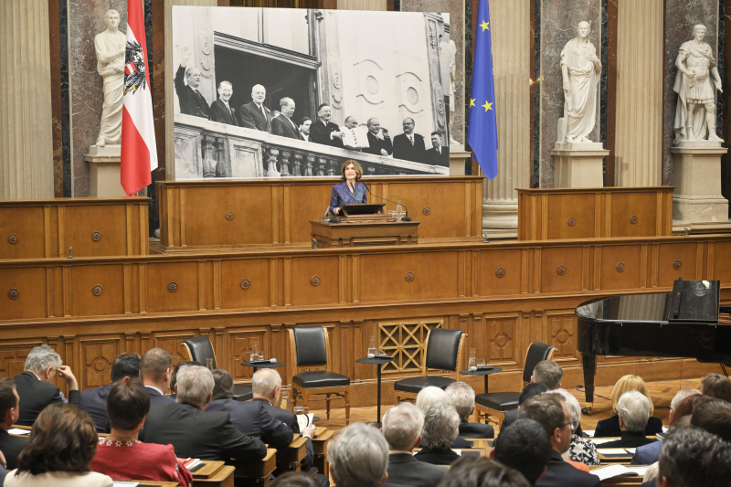 Abschlussworte. Bundesratspräsidentin Andrea Eder-Gitschthaler (ÖVP)