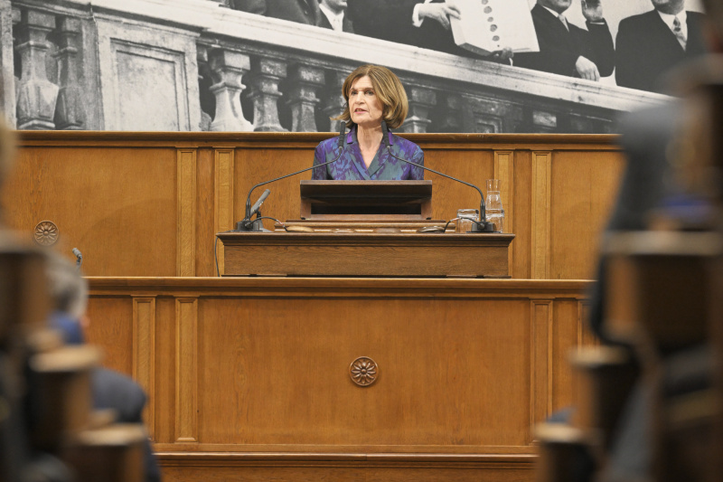 Abschlussworte. Bundesratspräsidentin Andrea Eder-Gitschthaler (ÖVP)