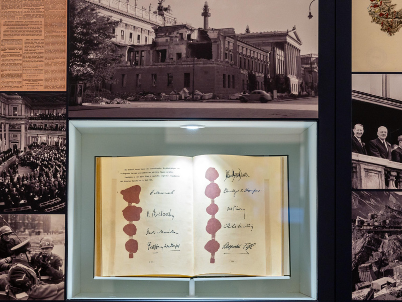 Faksimilie des Staatsvertrags