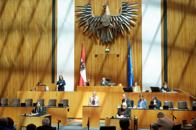 Am Redner:innenpult: Nationalratsabgeordnete Barbara Kolm (FPÖ)