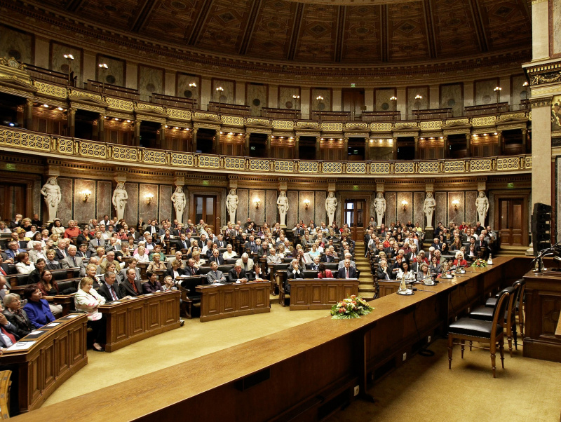Bundespräsident Dr.Heinz Fischer am Rednerpult.