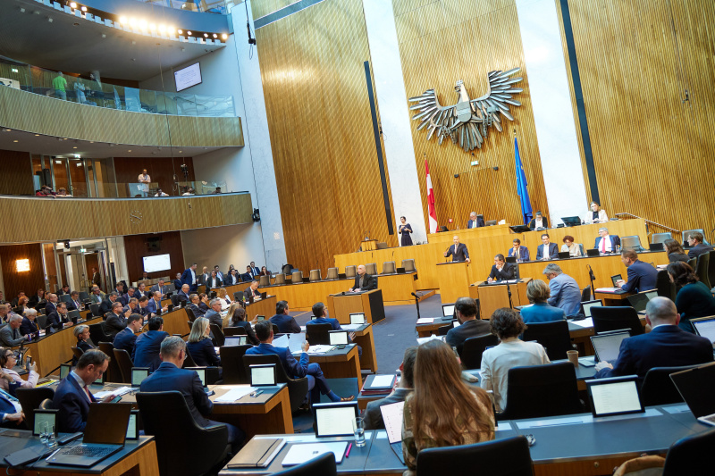 Am Redner:innenpult: Nationalratsabgeordneter Maximilian Köllner (SPÖ)