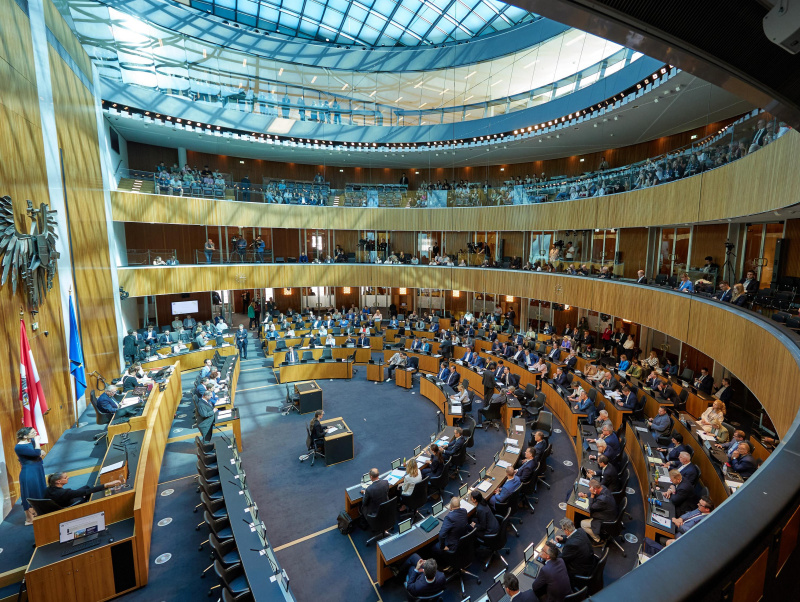 Blick ins Plenum des Nationalrats