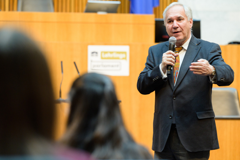 Begrüßung. Nationalratspräsident Walter Rosenkranz (FPÖ)