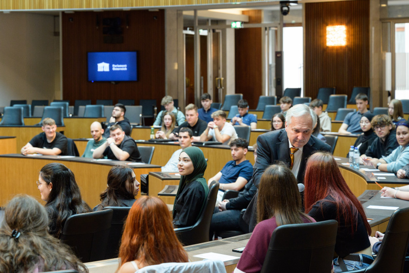 Begrüßung. Nationalratspräsident Walter Rosenkranz (FPÖ)