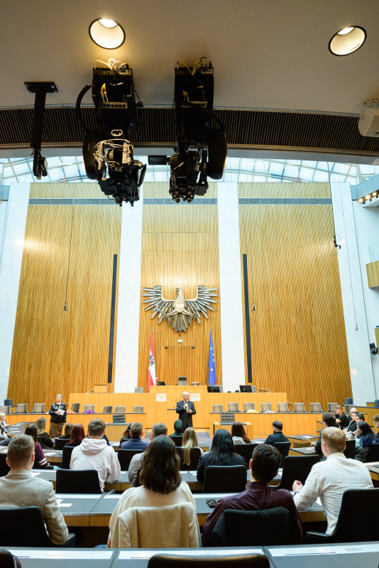 Begrüßung. Nationalratspräsident Walter Rosenkranz (FPÖ)