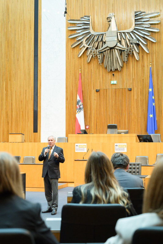 Begrüßung. Nationalratspräsident Walter Rosenkranz (FPÖ)