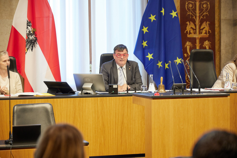 Vizepräsident des Bundesrates Michael Wanner (SPÖ) am Präsidium