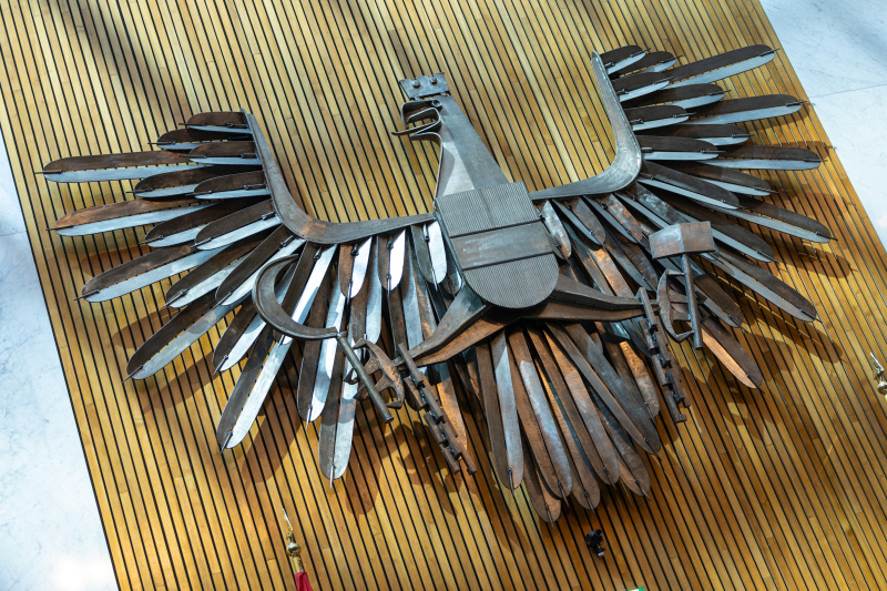 Lehrlingsparlament. Adler im Nationalratssaal