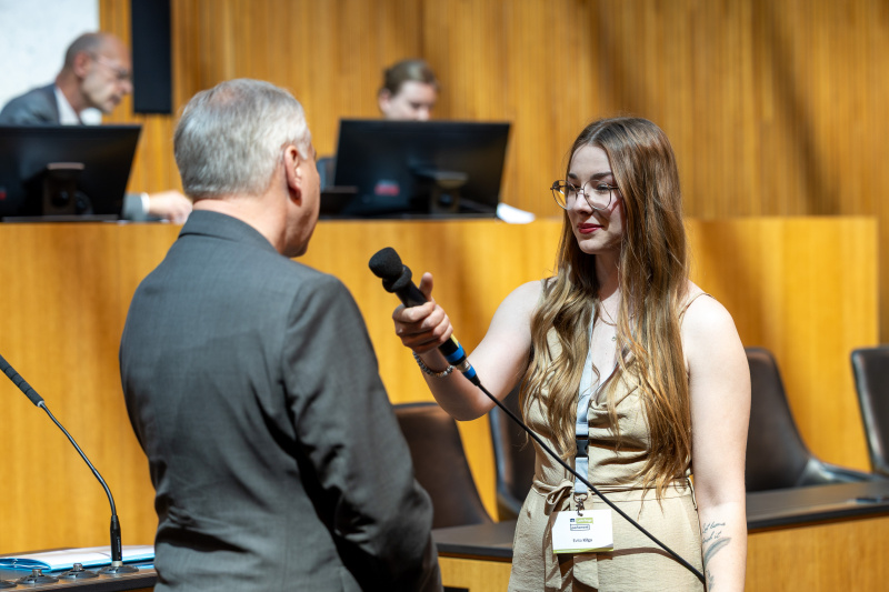Lehrlingsparlament: Interview Nationalratspräsident Walter Rosenkranz (FPÖ)