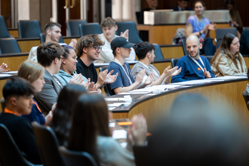 Nationalratssitzung mit Veranstaltungsteilnehmer:innen