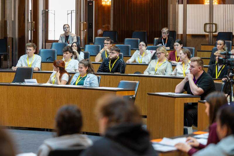 Nationalratssitzung mit Veranstaltungsteilnehmer:innen