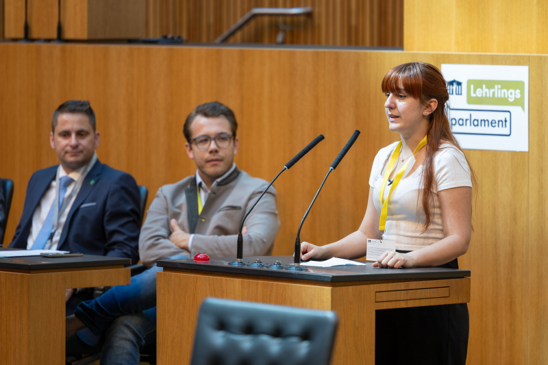 Nationalratssitzung mit Veranstaltungsteilnehmer:innen