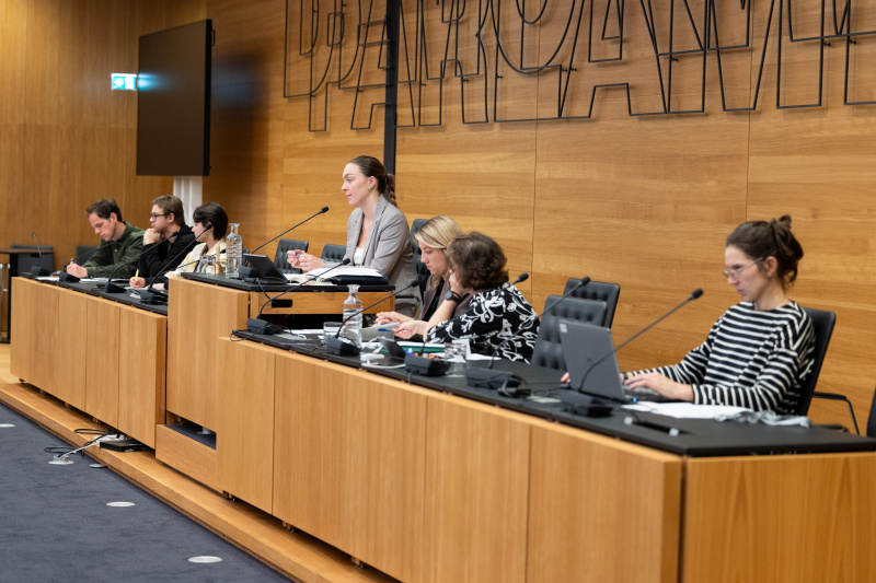 Ausschuss mit Veranstaltungteilnehmer:innen