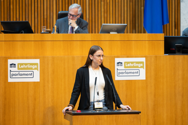 Nationalratssitzung mit Veranstaltungsteilnehmer:innen