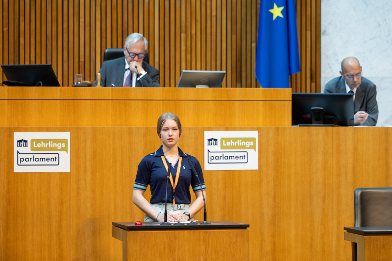 Nationalratssitzung mit Veranstaltungsteilnehmer:innen