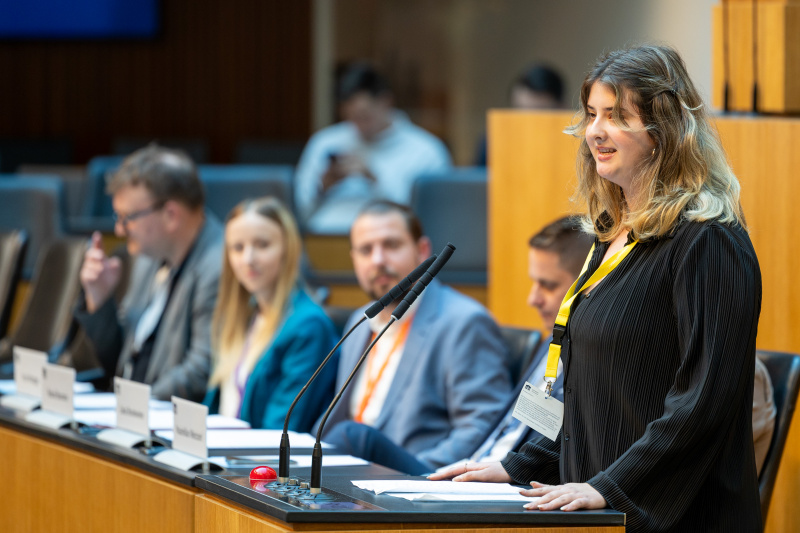 Nationalratssitzung mit Veranstaltungsteilnehmer:innen