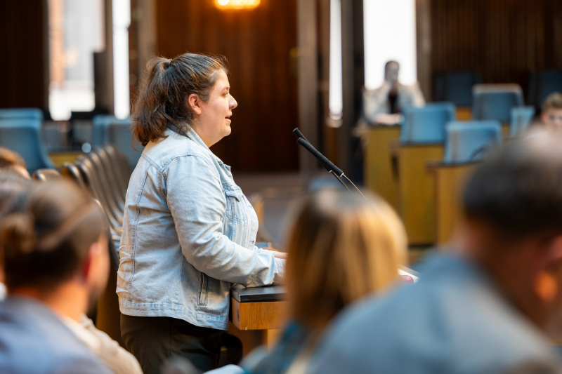 Nationalratssitzung mit Veranstaltungsteilnehmer:innen