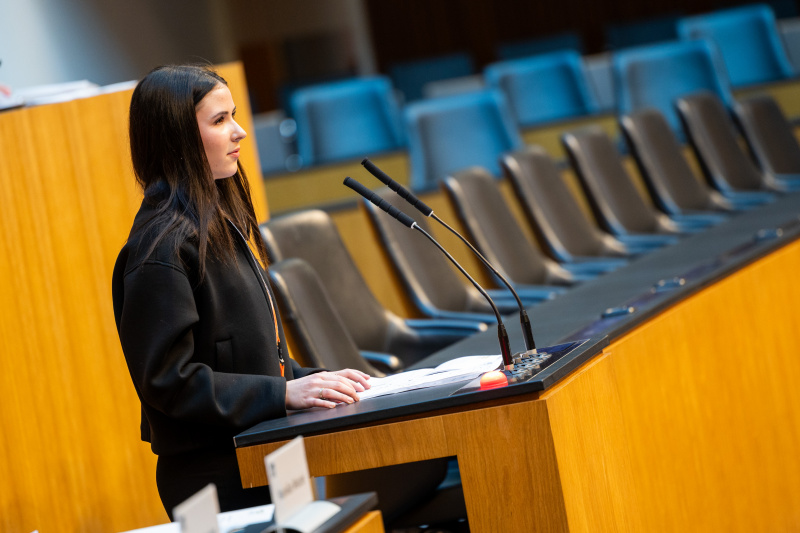 Nationalratssitzung mit Veranstaltungsteilnehmer:innen