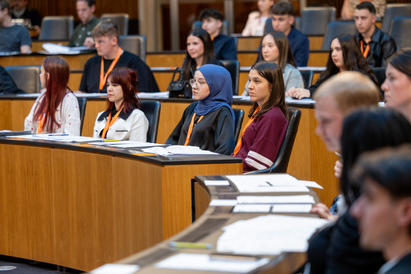 Nationalratssitzung mit Veranstaltungsteilnehmer:innen