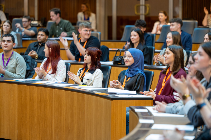 Nationalratssitzung mit Veranstaltungsteilnehmer:innen