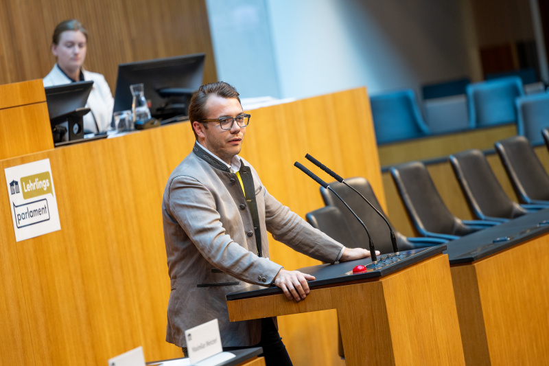 Nationalratssitzung mit Veranstaltungsteilnehmer:innen