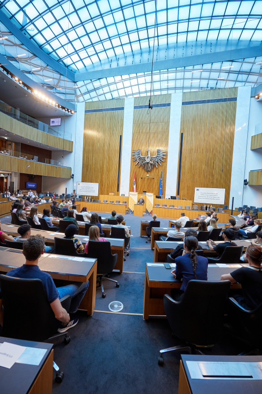 Eröffnungsworte. Nationalratspräsident Walter Rosenkranz (FPÖ)