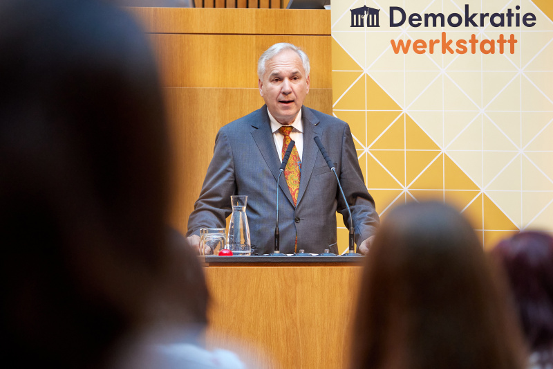 Eröffnungsworte. Nationalratspräsident Walter Rosenkranz (FPÖ)