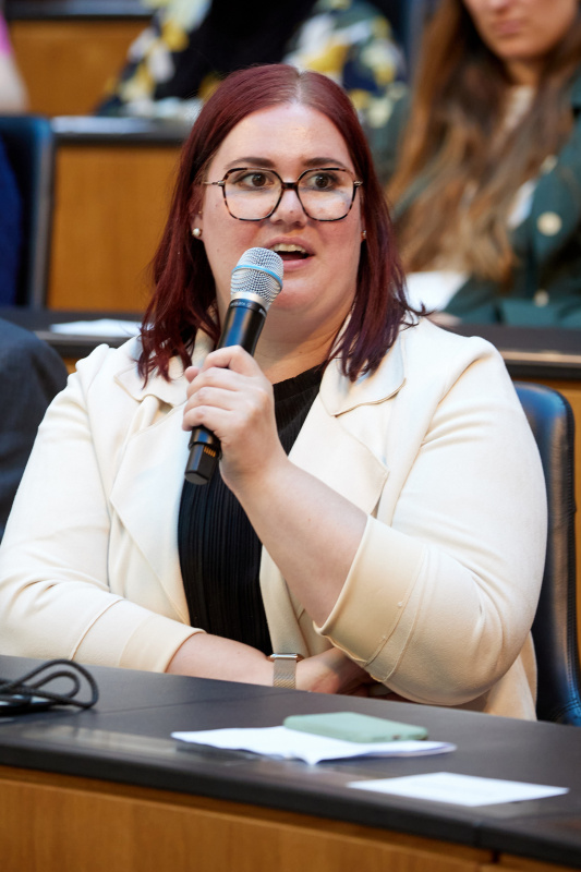 Statements der Mandatar:innen. Nationalratsabgeordnete Carina Reiter (ÖVP)