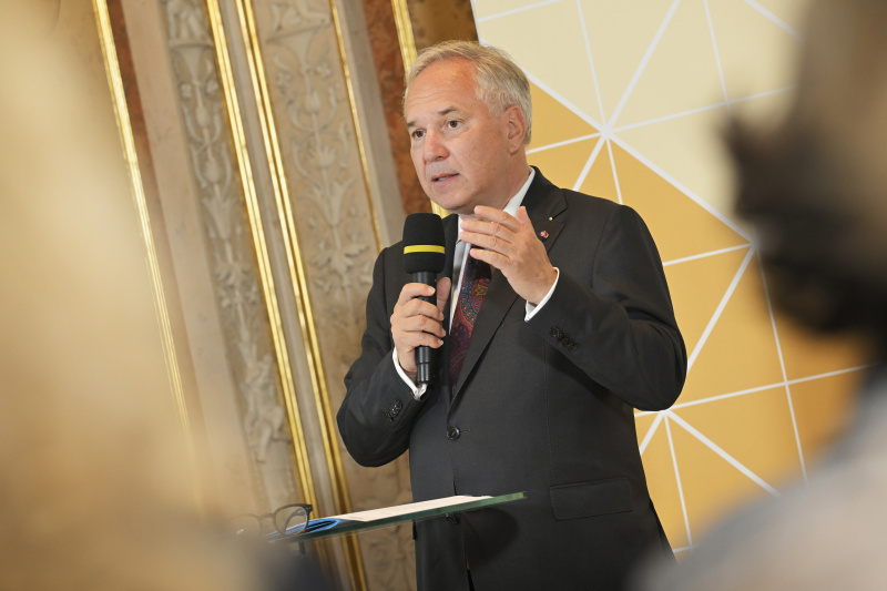 Ehrung der Schulen. Nationalratspräsident Walter Rosenkranz (FPÖ)