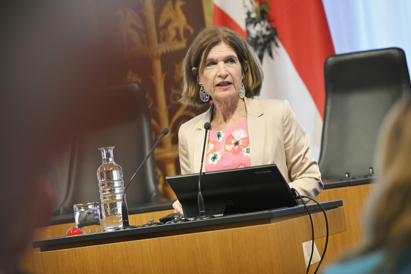 Eröffnungsworte. Bundesratspräsidentin Andrea Eder-Gitschthaler (ÖVP)