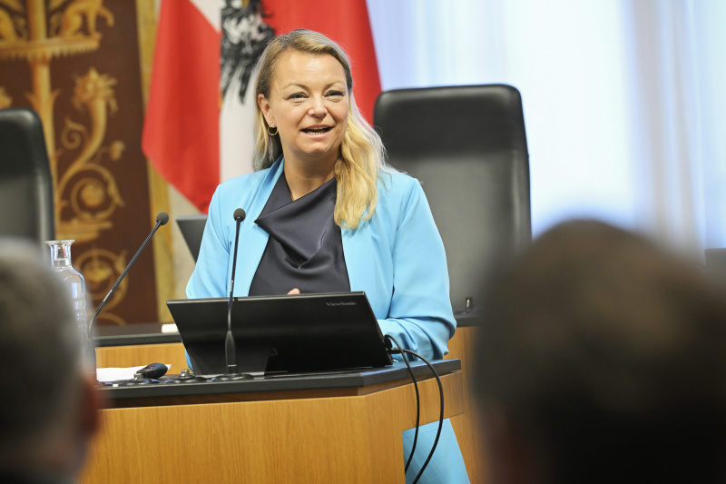 Vortrag. Steuerberaterin und Buchautorin Christiane Holzinger