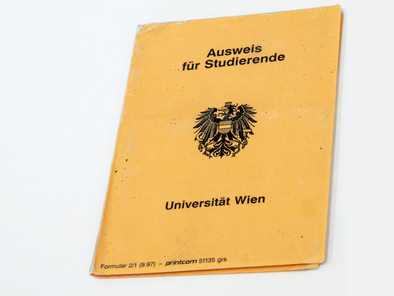 Ausweis für Studierende der Universiät Wien