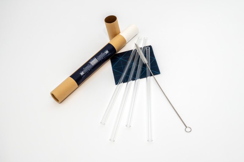 Glastrinkhalme mit Putzer