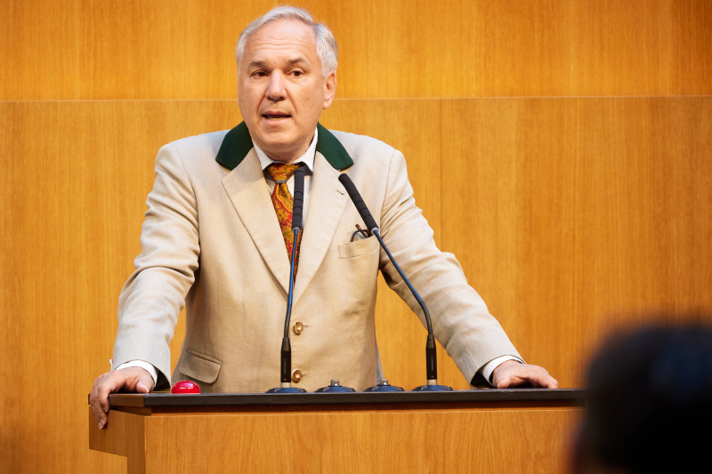 Einleitende Worte. Nationalratspräsident Walter Rosenkranz (FPÖ)