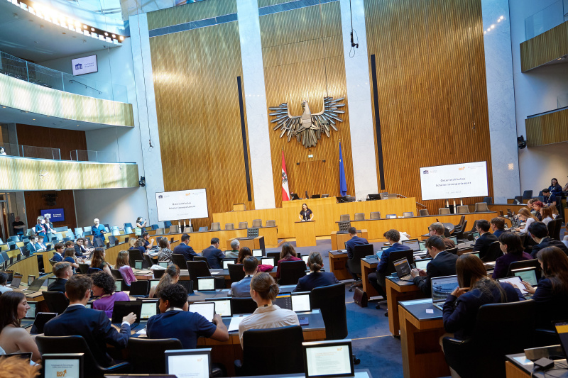 Begrüßungsworte. Bundesschulsprecherin Mira Langhammer
