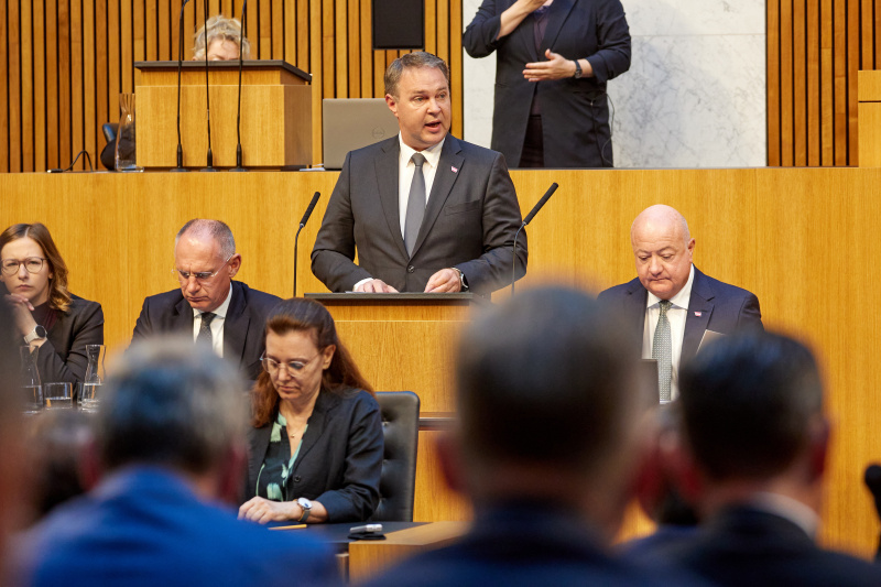 Regierungserklärung. Vizekanzler Andreas Babler (SPÖ)