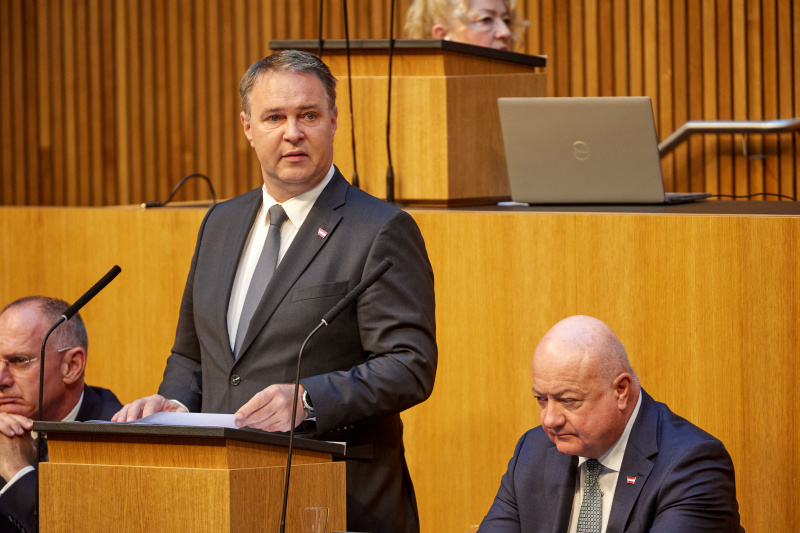 Regierungserklärung. Vizekanzler Andreas Babler (SPÖ)