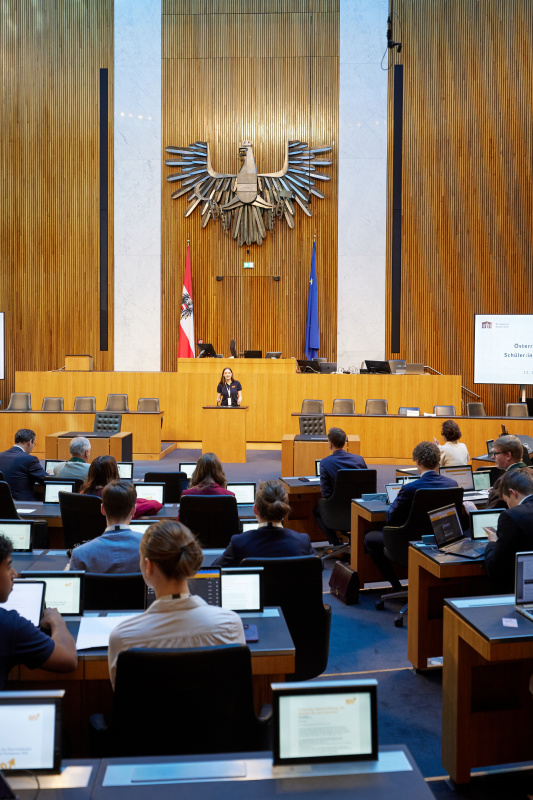 Begrüßungsworte. Bundesschulsprecherin Mira Langhammer