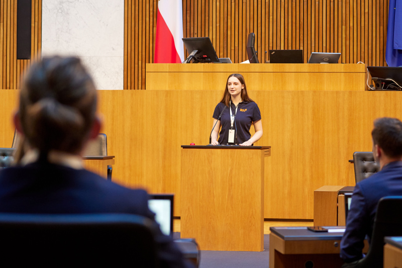 Begrüßungsworte. Bundesschulsprecherin Mira Langhammer